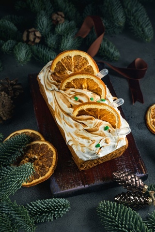 Рождественский кекс «Сочный лимон»